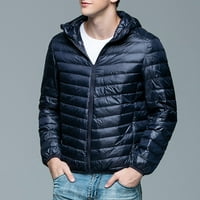 Aaiymet muške jakne zimske modne casual solidne boje džep pamučne jakne
