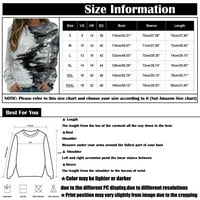 Košulje za žene Dressy Ležerne prilike za žene Žene Žene dugih rukava Tunts Ženski povremeni modni print