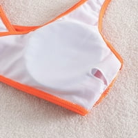 Dno kupaćiću za žene Dvije kupaći kostim za žene Ženske kupaće kostimi Ženske kupaće naočare narančastim