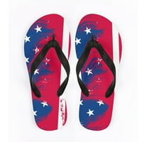 Biventing Store Ljeto Američka zastava Flip-Flops Clip papuče za muškarce Ležerne prilike ravne sandale