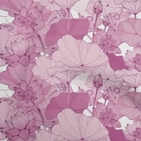 Onuone Georgette viskoza ljubičasta tkanina azijska japanska cvjetna tkanina za šivanje tiskane ploče