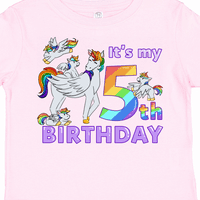 Inktastic je moj peti rođendan jednorog poklon malih dječaka ili majica mališana