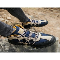 Wazshop Muške tenisice Prozračne planinarske čizme čipke Up Walking Cipele Lightweight Sport Trekking