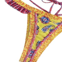 Peyakidsaa Women Ljetni bikini, brazilski kupaći kostimi Trougao za plažu, ženski kupaći kostim, dva