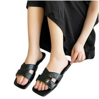 Ženske udobne sandale - otvorene nožne prste nove casual sandale crne veličine 5.5
