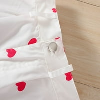 Modna ljetna odjeća za djecu Nova djevojka Rose Red Suspender Tort Top + Ispiši kupci u obliku srca