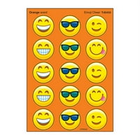 - - Emoji Cheer narančaste smrdljive naljepnice, ct. Trend Enterprises Inc