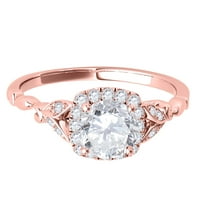 Mauli dragulji za angažman prstenovi za žene 0. Carat Fino detaljni vjenčani zaručivanje dijamantskih