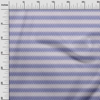 Onuone baršunaste tkanine lavande Geometrijska šivaća tkanina od dvorišnog tiskanog diiy odjeće šiva