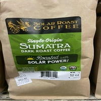 Solarna pečena kafa Sumatra tamno pečena kava cijeli grah. Oz torba. Paket 2. pečeno sa solarne energije