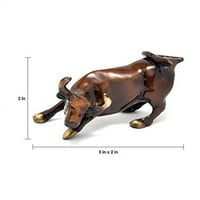 ECRAFTINDIA mesinga za punjenje bika mesingana figurica