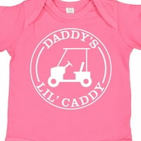 Inktastični tata's Lil Caddy Bowy Boy Boy ili Baby Girl Bodysuit