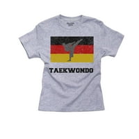 Njemačka Olympic - Taekwondo - Zastava - Silhouette Boy's Pamučna majica