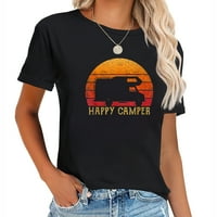 Vintage Happy Camper RV Camping Women Retro majica