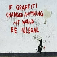 Banke - ako su grafiti promijenili bilo šta platnena ili ispisana zidnu umjetnost