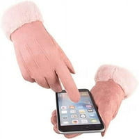 Shuwee zimske rukavice za dodir za žene, hladno vrijeme zgušnjavaju termičke rukavice na otvorenom Vjetrootporne