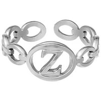 Loopsun prstenovi titanijum čelični prsten od čeličnog pisma Engleski otvor zadnje prsten šuplji prsten