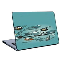 Kompatibilan sa MacBook Pro Telefonska futrola, ptica-crtani filmovi - Silikonski zaštitni za zaštitu