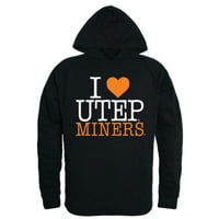 Ljubav Utep University of Texas na El Paso Miners Hoodie Dukserice Black XX-Large