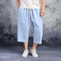 Radne hlače Akiirool Muške hlače opuštene muške casual pantalone elastične poteze struka harem hlača