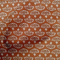 Onuone pamučna kambrička tkaninska tkanina cvjetna blok Print tkanina od dvorišta