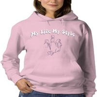 Moj život moj stil hoodie žene -image by shutterstock, ženska 5x-velika