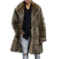 KPOPLK Zimske jakne za muškarce toplo zadebljanje kaputa jakna duga kaput jakna Oplaće Muške zimske jakne