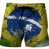 SNGXGN MENS Pješačke kratke hlače Muške kratke hlače Ležerne prilike za navlake Ljeto Plažni kratke hlače Yellow XL