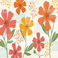 Mod cvjetni print plakata - Veronique Charron