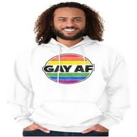 Gay af rainbow ponos lgbtq queer hoodie dukserica ženske muškarce Brisco brendovi 5x