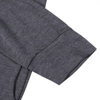 Žene Šareni uzorak Side Bočni džepovi dugih rukava pulover dukserica