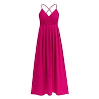 Srčana haljina za žene plus s veličina Ljetne haljine V izrez maturalne haljine čipke ženske kauzalne