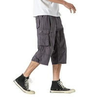 Jsaierl teretni hlače za muškarce Classic Fit vanjske hlače Stretch pantalone teretane Work Lootne hlače