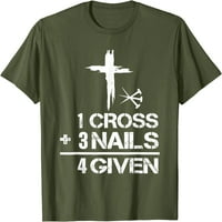 Prekrižene nokte Oprosti kršćanske uskrsne poklone majica