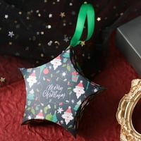 Božićni viseći božićni i novogodišnji pokloni kreativne božićne zvijezde bomboni božić božićni praznični