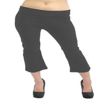 Vivian's Fashions joga hlače - kapri