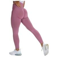 Hanas hlače moda ženska hip lift vježbanje tajica fitness sports teretana trčanje joga hlače ružičaste s