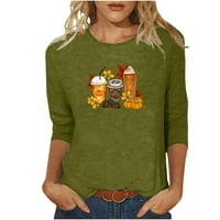 Dyegold zahvalnosti The Theeen Girls Vintage Western Tops Hoodie Žene Prevelike pamučne majice Pamunski