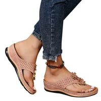 Ženske papuče sandale za žene Devet flip sandale Roman T o udobnim klipnim kopnom otvorene sandale sa