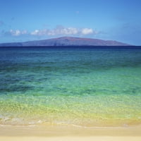Pogled na planine na Havajskim ostrvu iz Sandy Shore; Hawaii Sjedinjene Američke Države Kicka Witte Design Pics