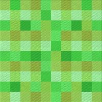 Ahgly Company Zatvoreni kvadrat smaragdno zeleni prostirke, 6 'kvadrat