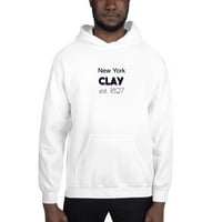 Nedefinirani pokloni XL Tri Color Clay New York Hoodie pulover dukserica