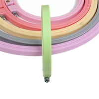 Frame za vez plastični krug Cross-Stitch Hoop Prsten Početna Ručno izrađena DIY alat, Unutrašnji promjer boja nasumično
