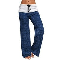 Ženske hlače za crtanje labave joge Hlače casual široke pantalone za noge Udobne pantalone za tragove