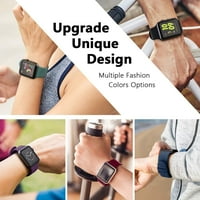Sportski bendovi Kompatibilni sa Apple Watch Band, mekani silikonski vodootporni remen kompatibilan
