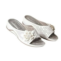 Ljetne cipele za žene Wedge Sandale široke širine platforme papuče sa cvijećem casual plaže Graden cipele