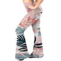 Colisha ženske hlače hipi pantalone Boho pant labavi odmor cvjetni print dugi smlbk01-08-smxl