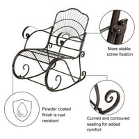 Godecor Metal Scroll stolica za ljuljanje patulja