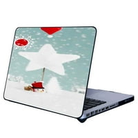 Kompatibilan sa MacBook zrakom Telefonska futrola, Božićno-bijela Silikonska zaštitna za zaštitu za