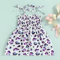 GENUISKIDS TODDLER Kids Baby Girls Ljeto Kuća za odmor Cvjetni ruffre haljina Haljina za rezanje reproduktora